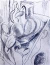 § Duncan Grant (1885-1978) Design for Jug and Basin, 9.5 x 7.5in.                                                                      