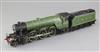 A scratch built O gauge LNER 4-6-2 "Flying Scotsman" locomotive and tender, number 4472, green livery, overall 51cm                    