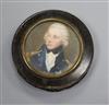 A miniature of Nelson on ivory                                                                                                         