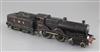 A Bassett-Lowke O gauge 4-4-0 LMS locomotive and tender, number 601, black livery, 3 rail, overall 39cms                               