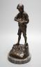 Franz Kucharzyk (1880-1930) bronze figure of a boy - 30cm tall                                                                                                                                                              