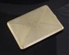 A 1920's engine turned 9ct. gold "envelope" cigarette case, 11.5cm.                                                                    