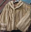 A half length mink coat                                                                                                                