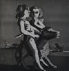 § Paula Rego (Portuguese b.1935) 'Young Predators', 1987 9.75 x 9.75in.                                                                