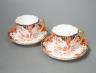Eleven Royal Crown Derby porcelain Imari pattern 2712 coffee cups and twelve saucers                                                                                                                                        