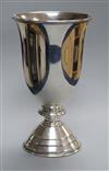 A George VI silver cup/vase, C.S.Green & Co, Birmingham, 1948, 10.5 oz.                                                                