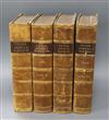 Colburn's United Services Magazine and Naval and Military Journal, 50 vols, 8vo, half calf, London 1830-50                             