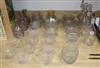 A collection of 18th/19th cut and other wine glass coolers and finger bowls                                                            