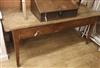 A French oak farmhouse table L.182cm                                                                                                   