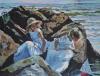 Sherree Valentine Daines, hand embellished canvas, Rockpool Delight, 53/195, with COA, 40 x 50cm                                                                                                                            