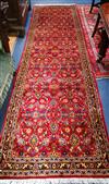 A Kashan rug 380 x 102cm                                                                                                               