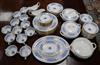 A Coalport dinner service                                                                                                              