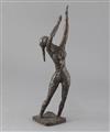 John Skelton (1923-1999) Figure of a nude with her arms in the air 13in.                                                               