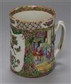 A Chinese Cantonese mug height 13cm                                                                                                    