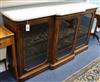 A Victorian breakfront cabinet W.169cm                                                                                                 