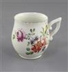 A Derby coffee cup, c.1760, h. 6.5cm                                                                                                   