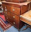 A Georgian mahogany chest of drawers W.99cm                                                                                            