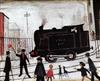 § After Laurence Stephen Lowry (1887-1976) 'The Level Crossing with Train' overall 24 x 28in., unframed                                