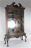 A Chippendale revival mahogany bookcase, W.4ft 8in. D.1ft 8in. H.8ft 8in.                                                              