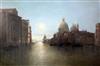 After Alfred Pollentine (Exh. 1861-1880) Grand Canal, Venice, under moonlight 16 x 24in.                                               