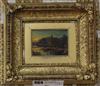 John Joseph Hughes, oil on board, Dunblane, Scotland, inscribed verso, 7 x 9cm                                                         