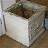 A large square garden planter W.47cm                                                                                                   