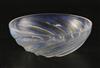 A Rene Lalique clear and opalescent glass 'Poissons' bowl, D. 21cm                                                                     