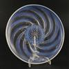 A Rene Lalique clear and opalescent glass 'Poissons' dish, D. 26cm                                                                     