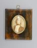 Erich Correns (1821-1877) miniature portrait of Lord Nelson, tortoiseshell frame 4.5x3.5cm                                                                                                                                  