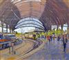 Ian Cryer ROI (b.1959) York Station 40 x 45cm                                                                                          