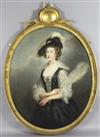 William Hoare of Bath RA (1707-1792) Portrait of Susanna Hoare, Countess of Ailesbury 49 x 39in.                                       