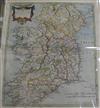 A Robert Morden map, the Kingdom of Ireland, 45 x 39cm                                                                                 