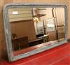 A painted Victorian overmantel mirror W.96cm                                                                                           