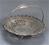 A 20th century Chinese white metal basket by Zee Sung,                                                                                 