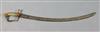 An unusual George III 1796 type cavalry officer's sword,                                                                               