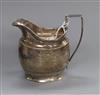 A George III silver cream jug, London, 1803,                                                                                           