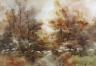 Phyllis Del Vecchio (American Contemporary), watercolour, 'Autumn', signed, 38 x 55cm                                                                                                                                       