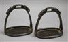 A pair of Chinese stirrups                                                                                                             