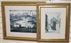 Two National Fine Arts limited edition prints after L S Lowry, 'Crime Lake' and 'Viaduct Street Passage',                              