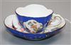 A Meissen cup and saucer                                                                                                               