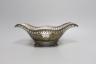 A George V pierced silver ovoid fruit bowl, Martin, Hall & Co, Sheffield, 1924, 32.3cm, 17oz.                                                                                                                               