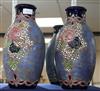 A pair of amphora-style vases                                                                                                          