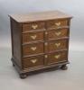 A late 17th century oak chest, W.93cm D.55cm H.95cm                                                                                                                                                                         