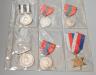 Three Imperial Service medals to Edward James Parker, William Horsfield and Albert Edward Ellis and two Service medals of the Order of St John to 13472 A/SIS.M.TIDMAN.BRISTOL.NO.1.NSG.DIV.NO.2DIS.JAB. 1935 and E692 SGT. 