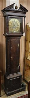 Boot of Sutton, no434. An oak thirty hour longcase clock height 210cm approx.                                                          