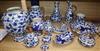 A quantity of Belgian ceramics                                                                                                         