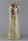 Mark V Marshall for Royal Doulton, a tall foliate design vase, c.1895, H. 32cm                                                         