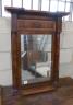 A Biedermier mahogany pier glass, width 74cm, height 93cm                                                                                                                                                                   