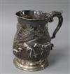 A George III silver mug, approx 12.2oz                                                                                                 