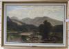 Victorian School, oil on canvas, Beaver Bridge on the River Conway, indistinctly signed and dated 1879, 50 x 75cm                      